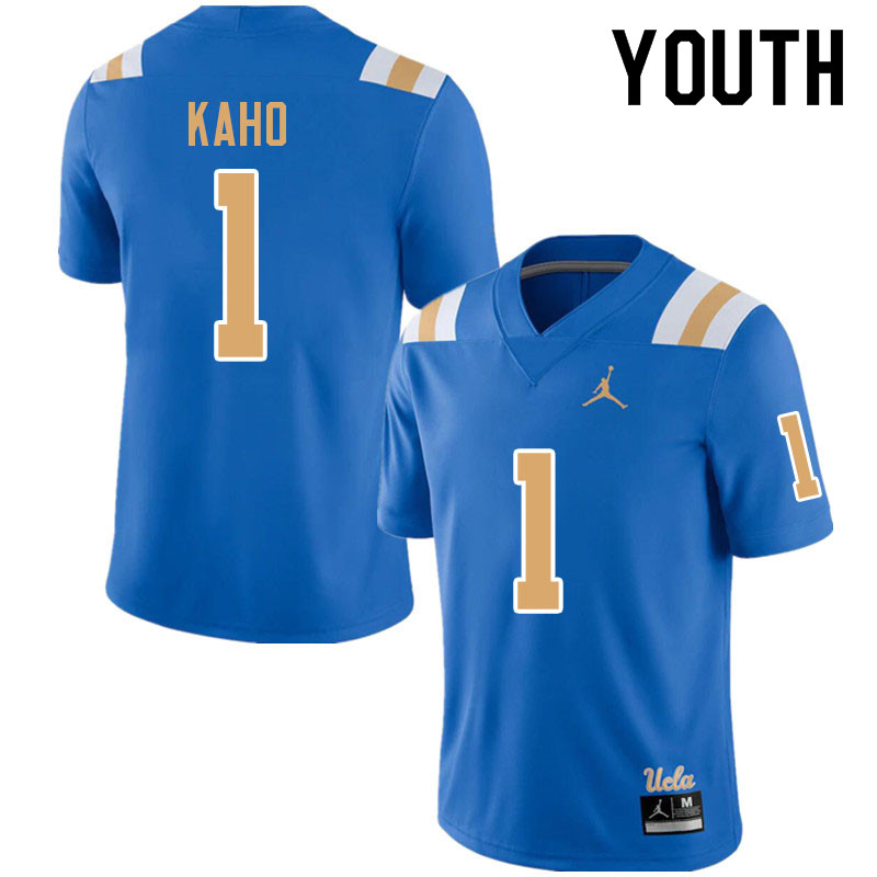 Jordan Brand Youth #1 Ale Kaho UCLA Bruins College Football Jerseys Sale-Blue - Click Image to Close